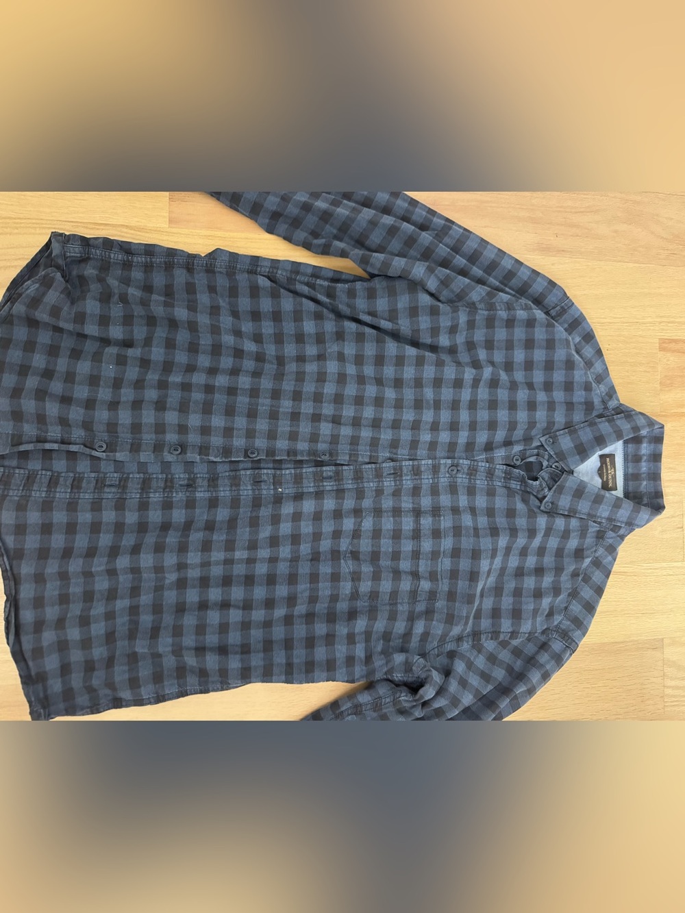 Rodd & Gunn Navy and Black Check Cotton Button-Down Shirt